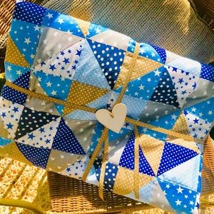 Handmade Quilted Blanket ( brand new )